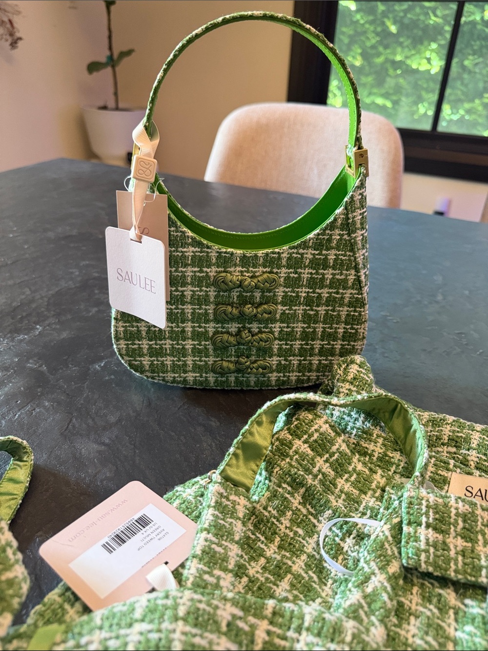 3 Piece Sau Lee Tweed Set - Picture 4 of 4